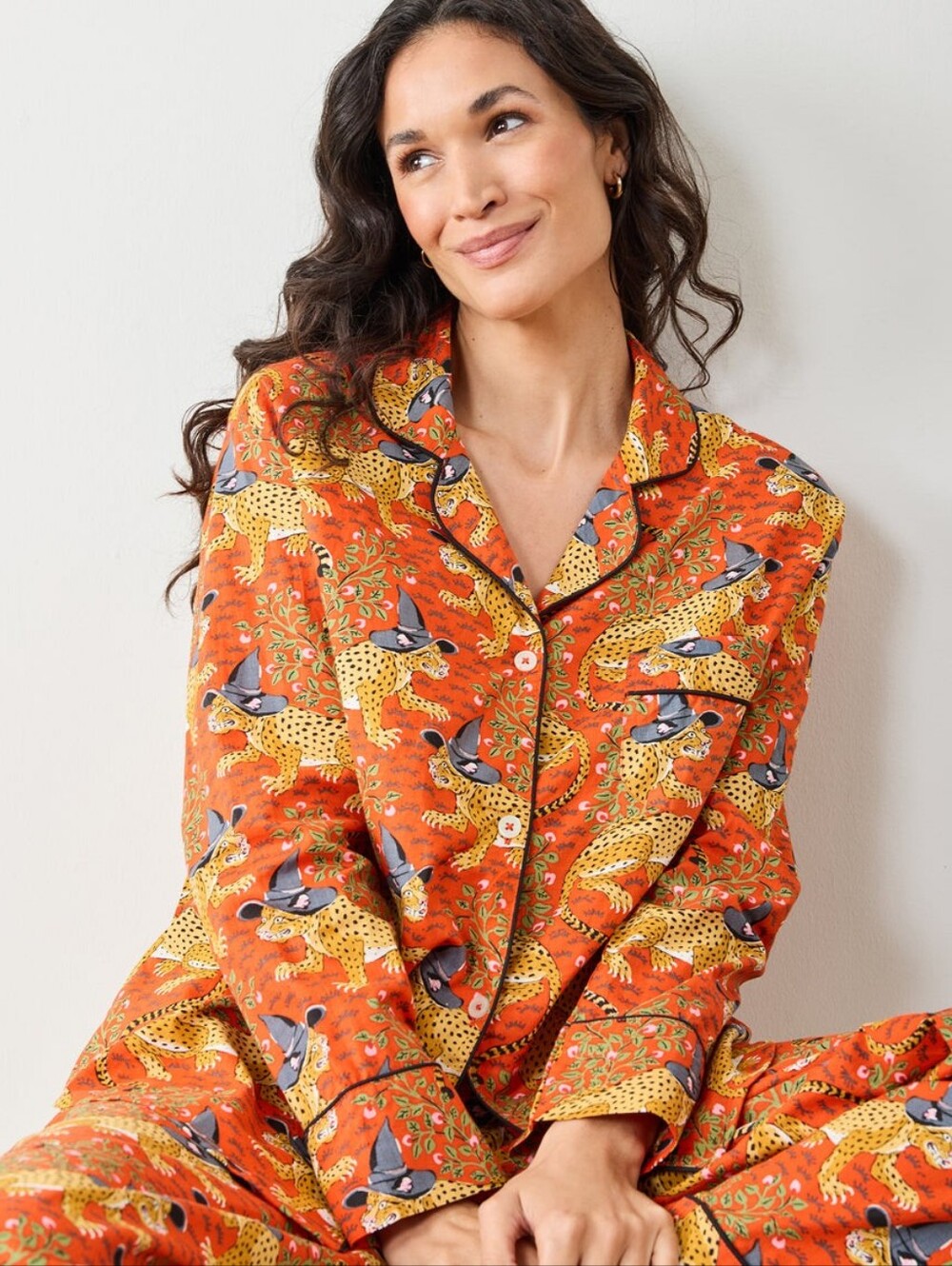 NWT Printfresh Halloween Witchy Bagheera Pajama Set, New in package, Size medium